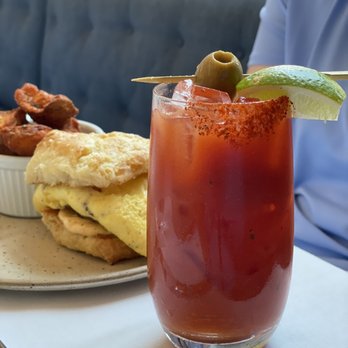 Lockbox - Bloody Mary and breakfast sandwich. Wow. That breakfast sandwich was incredible with the biscuit and sausage. - Southern Near Me - Lexington, Kentucky Lockbox - Bloody Mary and breakfast sandwich. Wow. That breakfast sandwich was incredible with the biscuit and sausage. - Southern Near Me - Lexington, Kentucky