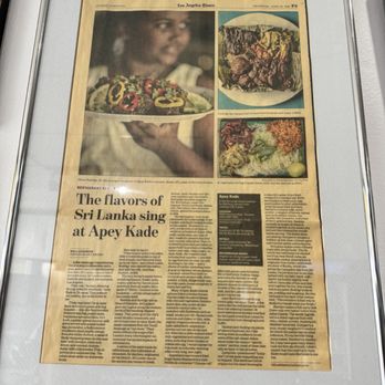 Apey Kade - Sri Lankan Near Me - Tarzana, California