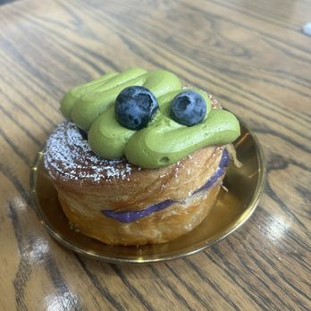 Momo Cafe - Matcha blueberry croissant - Desserts Near Me - Atlanta, Georgia
