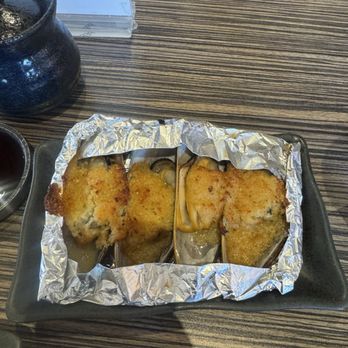 Hinata Sushi Kitchen - Baked Mussels - Japanese Near Me - Hayward, California Hinata Sushi Kitchen - Baked Mussels - Japanese Near Me - Hayward, California