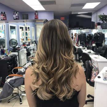 Kendall Beauty Salon - Bayalage with layers - Permanent Makeup Near Me - Miami, Florida