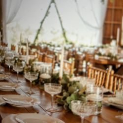 The Barn 1502 - The choice of two furnished decorated arches or bring your own.  Ours are movable.