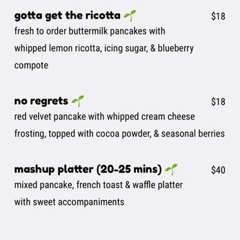 The Morning After - Menu - Breakfast & Brunch Near Me - Toronto, Ontario The Morning After - Menu - Breakfast & Brunch Near Me - Toronto, Ontario