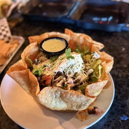 Carne asada taco salad, a favorite of mine