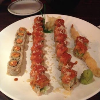 Sakura Restaurant - Spicy Lobster, I love you roll, And hot babe roll. All BROWN RICE!! - Japanese Near Me - Providence, Rhode Island Sakura Restaurant - Spicy Lobster, I love you roll, And hot babe roll. All BROWN RICE!! - Japanese Near Me - Providence, Rhode Island