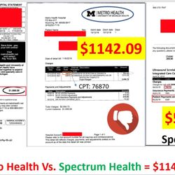 University of Michigan Health-West Hospital - Surprise Bill From Metro Health Vs. Good Faith & Good Price from Spectrum Health