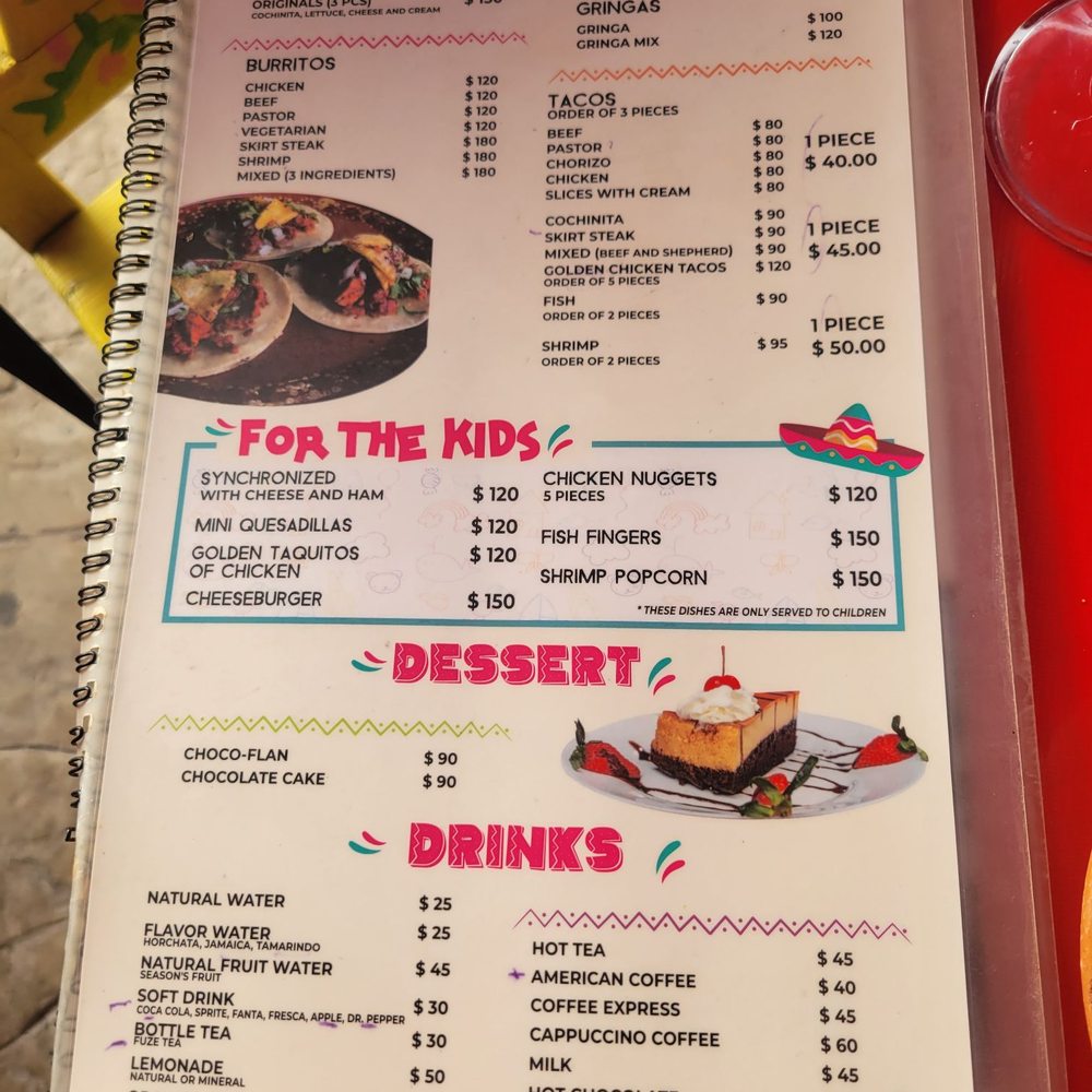 Tacun - Menu - Mexican Near Me - Cancún, ROO Tacun - Menu - Mexican Near Me - Cancún, ROO