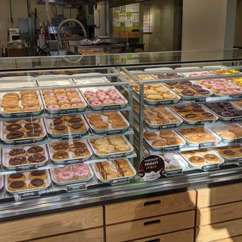 Krispy Kreme - a variety of donuts on display - Donuts Near Me - Rancho Mirage, California Krispy Kreme - a variety of donuts on display - Donuts Near Me - Rancho Mirage, California