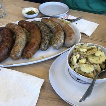 Wursthall - Sausage sampler - German Near Me - San Mateo, California