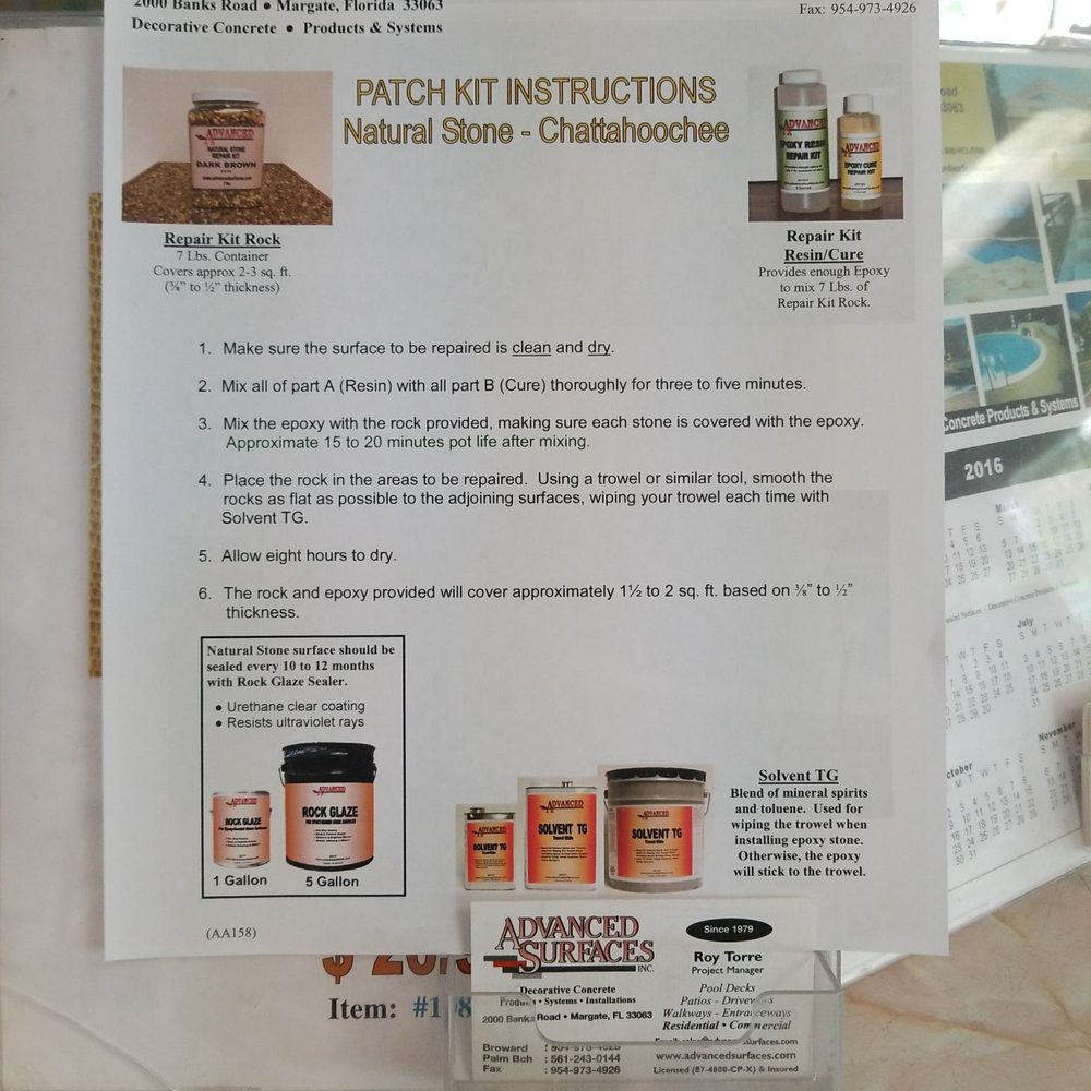 Advanced Surfaces - My instructions - Building Supplies Near Me - Margate, Florida Advanced Surfaces - My instructions - Building Supplies Near Me - Margate, Florida