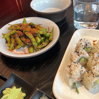 Bamboo Sushi - spicy edamame and california roll - Sushi Bars Near Me - San Ramon, California Bamboo Sushi - spicy edamame and california roll - Sushi Bars Near Me - San Ramon, California