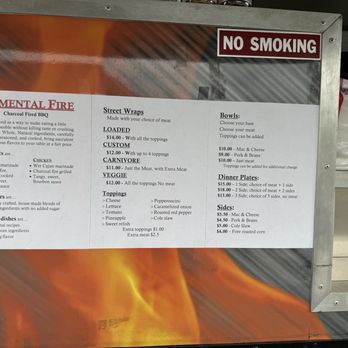 Alimental Fire - Menu. Very Healthy - Barbeque Near Me - Westerville, Ohio