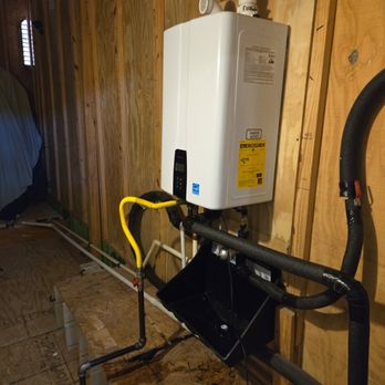 Ark Plumbing - Installing a new Navien tankless water heater - Plumbing Near Me Ark Plumbing - Installing a new Navien tankless water heater - Plumbing Near Me