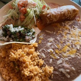 Taco tamale and sopes combo