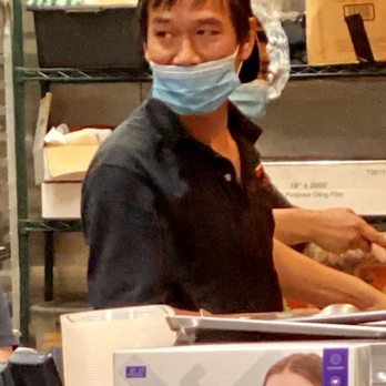 China One - Employee cooking your food during COVID-19 - Chinese Near Me - Rancho Cucamonga, California