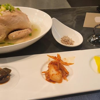 MESA, A Live Dining Show - Ginseng Chicken Soup with a whole cornish hen for each person! - Personal Chefs Near Me - New Albany, Indiana MESA, A Live Dining Show - Ginseng Chicken Soup with a whole cornish hen for each person! - Personal Chefs Near Me - New Albany, Indiana