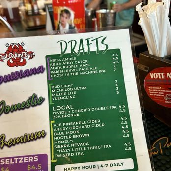 Dat Cajun Place Cafe - Beer Menu - Cajun/Creole Near Me - Panama City, Florida Dat Cajun Place Cafe - Beer Menu - Cajun/Creole Near Me - Panama City, Florida