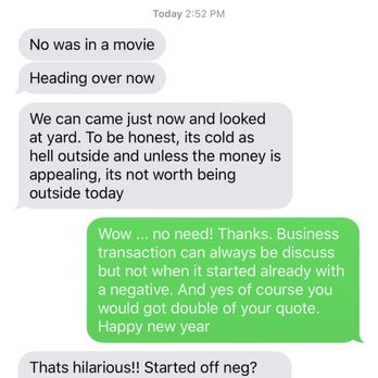 Waters Lawns & More - The very professional was 5 hours later when he reply without even contacting me - Lawn Services Near Me Waters Lawns & More - The very professional was 5 hours later when he reply without even contacting me - Lawn Services Near Me