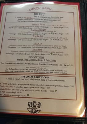 Menu photo 8 Airport In The Sky Restaurant Avalon, CA