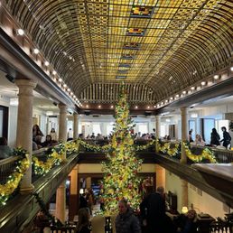 Holiday setting from the mezzanine
