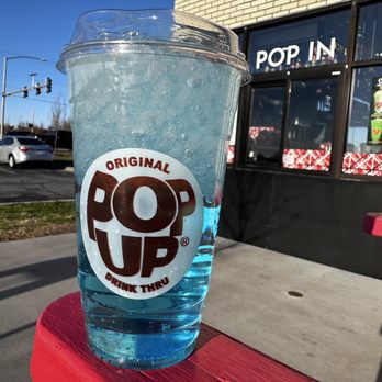 Pop Up Drink Thru - sprite w/ blue razz - Coffee & Tea Near Me - Bentonville, Arkansas