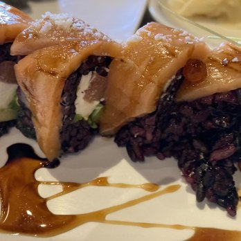 Hiroba Sushi - Black rice. Cream cheese ruined it. - Sushi Bars Near Me - Henderson, Nevada Hiroba Sushi - Black rice. Cream cheese ruined it. - Sushi Bars Near Me - Henderson, Nevada