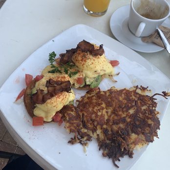 EJ's Bayfront Cafe - Naples - Eggs Benedict with bacon - New American Near Me - Naples, Florida EJ's Bayfront Cafe - Naples - Eggs Benedict with bacon - New American Near Me - Naples, Florida