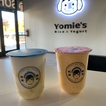 Yomie’s Rice X Yogurt - Durian and mango pomelo sago - Ice Cream & Frozen Yogurt Near Me - Plano, Texas