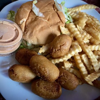 Boss Drive-In - Dubb C Burger, 5 Pieces Corn Dog Bites, Kids French Fries, Boss Sauce - Fast Food Near Me - Seattle, Washington