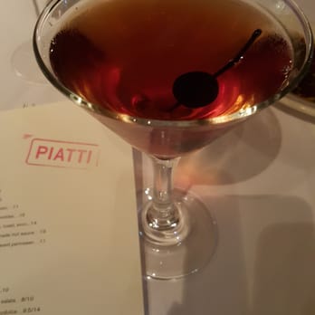 Piatti Danville - Black Cherry Manhattan - Italian Near Me - Danville, California Piatti Danville - Black Cherry Manhattan - Italian Near Me - Danville, California
