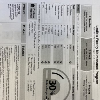 McKinney's Pool Service - Leslie's report of my pool - Pool Cleaners Near Me - La Mesa, California McKinney's Pool Service - Leslie's report of my pool - Pool Cleaners Near Me - La Mesa, California