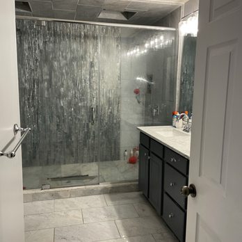 Bellas Construction - New stand up shower it used to be a tub and he renovated the entire bathroom.Love it!!! - Painters Near Me - Powder Springs, Georgia Bellas Construction - New stand up shower it used to be a tub and he renovated the entire bathroom.Love it!!! - Painters Near Me - Powder Springs, Georgia
