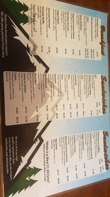 Menu photo 7 Rivers Edge Cafe Sumner, WA