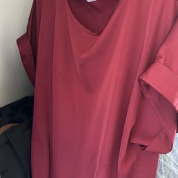 Accidentally brushed against this blouse with lotion on