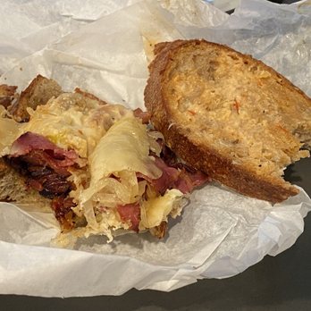 Handy Deli - Half of a corned beef Reuben. Absolutely awful. - Delis Near Me - San Francisco, California Handy Deli - Half of a corned beef Reuben. Absolutely awful. - Delis Near Me - San Francisco, California