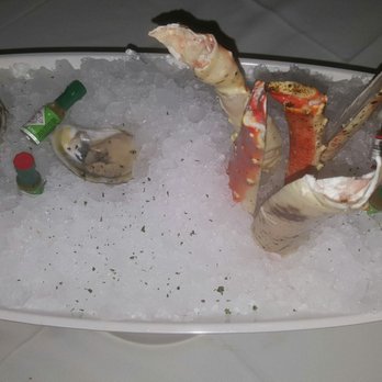 Steak 44 - Seafood tower- King crab legs, hood canal, Fanny Bay, and blue point oysters - Steakhouses Near Me - Phoenix, Arizona