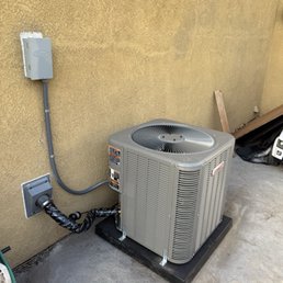 New retrofitted AC condenser