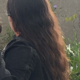 This is how thick my hair was before so much volume and thickness to it.