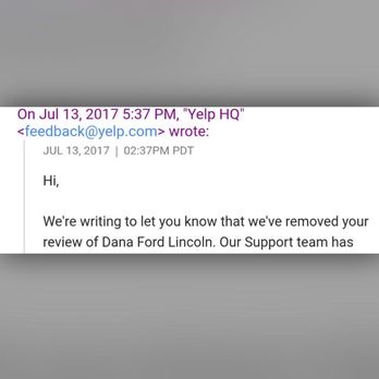 Dana Ford - They just keep deleting this as I post it, I stated facts and they asked yelp to delete it unreal - Car Dealers Near Me - Staten Island, New York