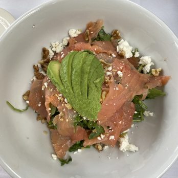 Ca' Dario - Salmon Salad - Wine Bars Near Me - Santa Barbara, California