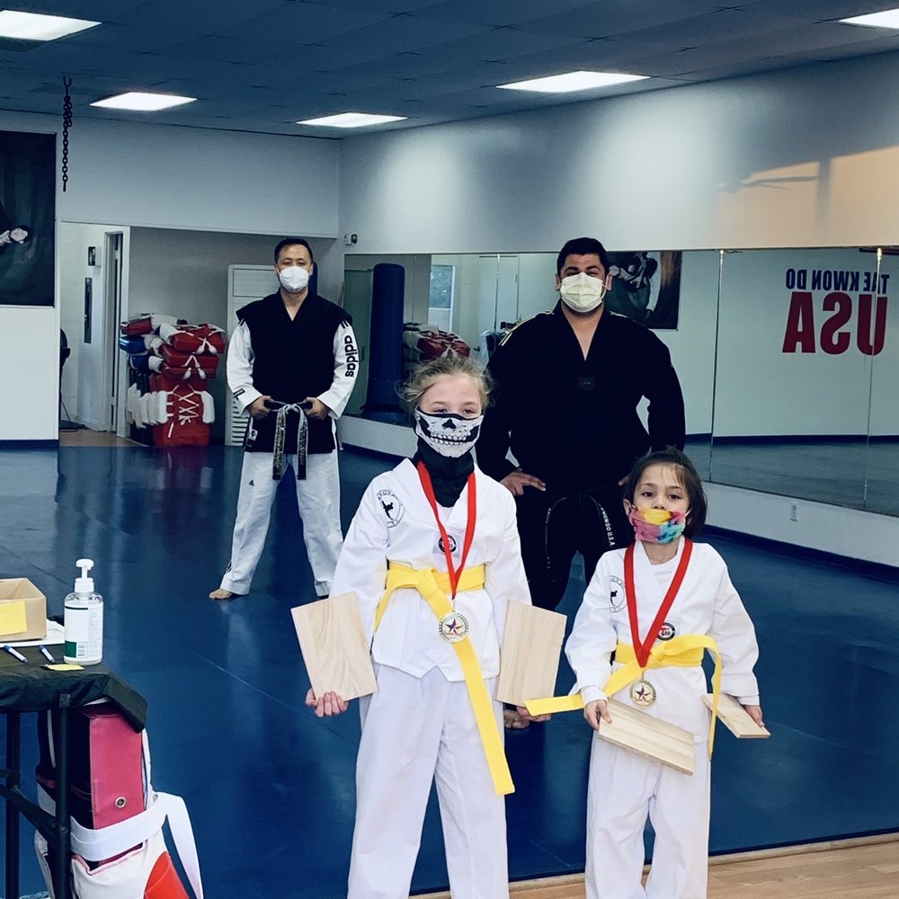Yellow belt test! Yellow belt test!