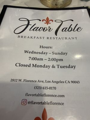 Menu photo 4 Flavor Table Los Angeles, CA Menu photo 4 Flavor Table Los Angeles, CA
