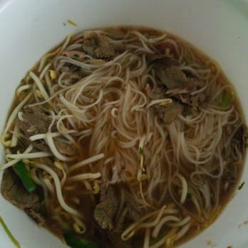 Pho Plus - To go Steak, brisket, flank. $8.95 seems really full of noodles!! - Vietnamese Near Me - Provo, Utah