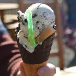 A Chocolate Dipped Waffle Cone