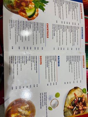 Menu photo 1 Mr. Lionso Playa Bruja Sinaloa, SIN
