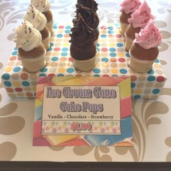 Poppable's - Mini Cupcakes & More - Ice Cream Cone Cake Pops.