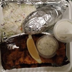 Ischua Valley Country Club - Friday fish fry haddock with slaw and baked potato @ Ischua Valley Country Club/ Franklinville NY