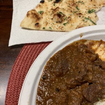 Darbar - Naan and Goat Curry - Indian Near Me - Baltimore, Maryland