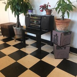 Lisa A Davidson, PhD - A radio that plays soft jazz while you wait in the waiting room to be called.