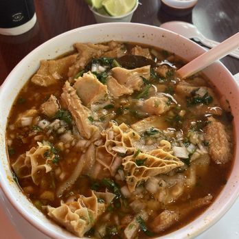 Nancy's Water 2 - After I added the cilantro and onions to my menudo - Mexican Near Me - Huntington Park, California Nancy's Water 2 - After I added the cilantro and onions to my menudo - Mexican Near Me - Huntington Park, California